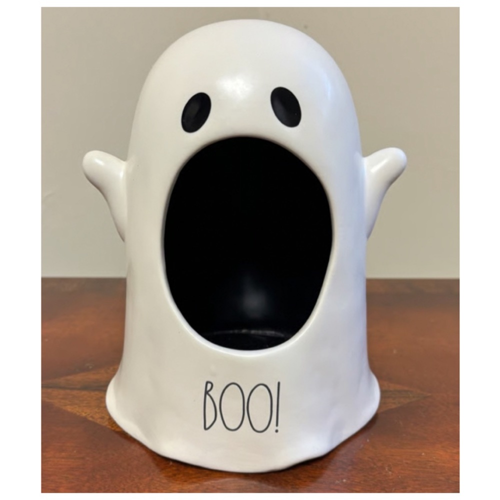 NEW Rae Dunn Boo! Ghost Candy Dish Decor Figure 👻